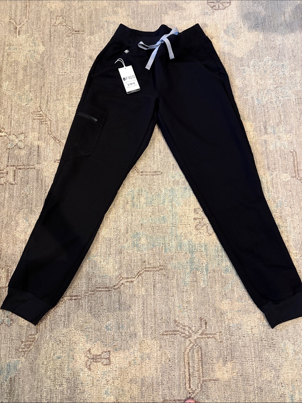 Figs Womens Zamora Joggers with Gray Drawstring